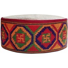 Swastik Unisex Himachali Kullu Kinnauri Patti Woolen Cap